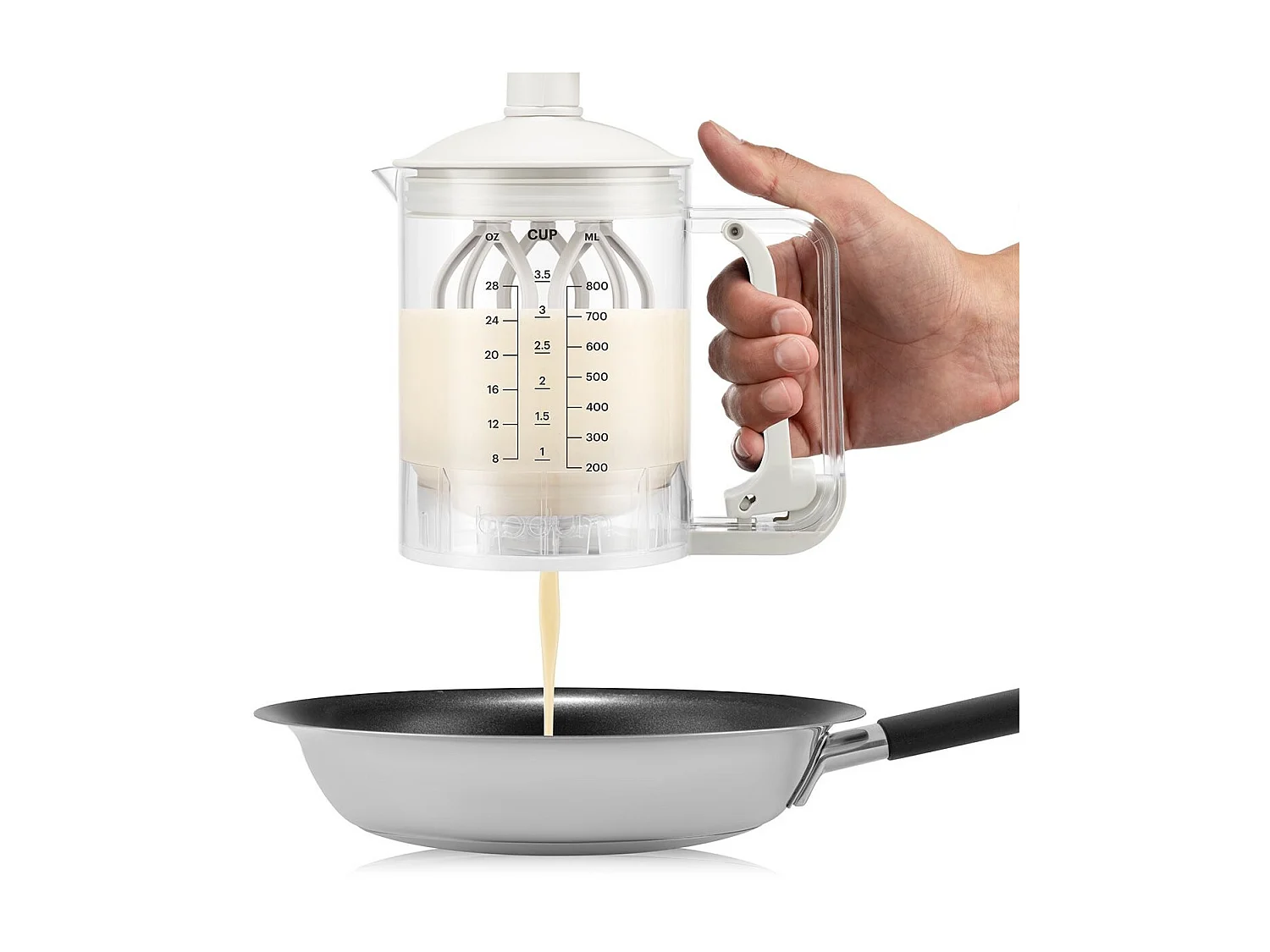 Distributeur et mélangeur de pâte à crêpe Bistro