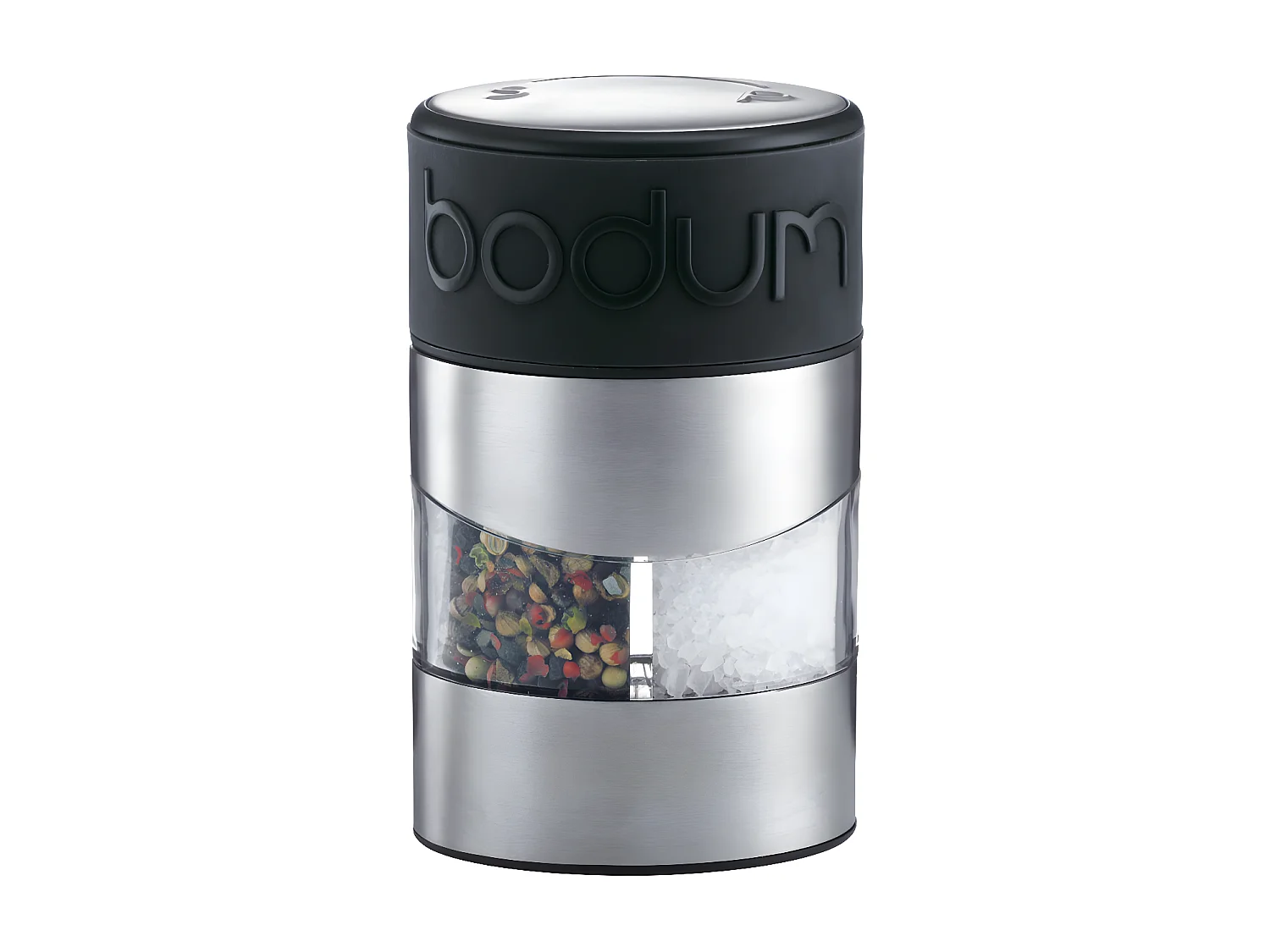 Moulin à sel et poivre combiné manuel noir