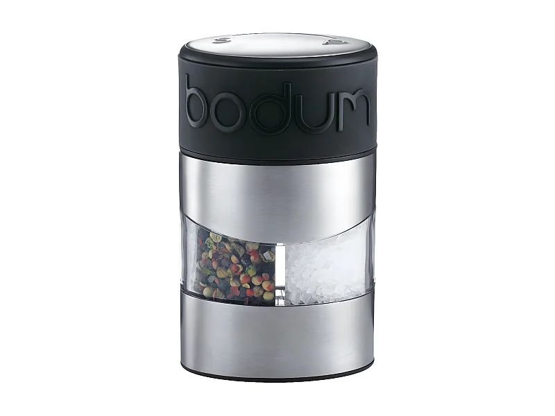 Moulin à sel et poivre combiné manuel noir