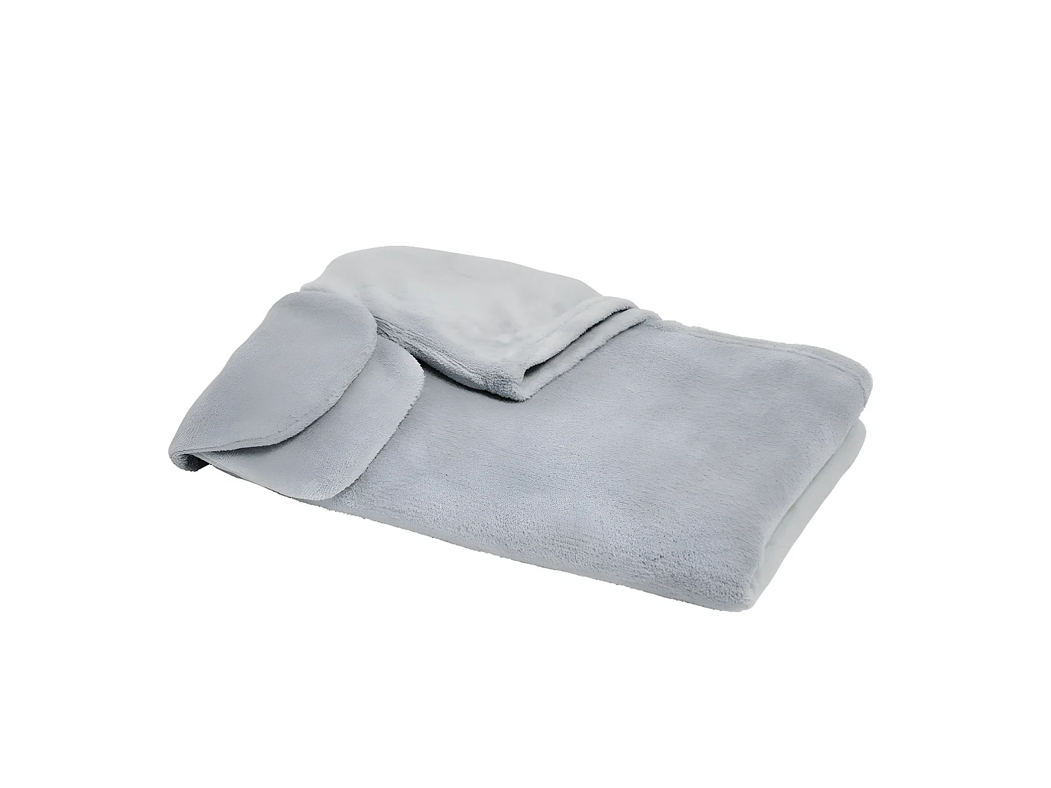 Fleece deken met mouwen en capuchon, staalkleur, 165 x 115 cm
