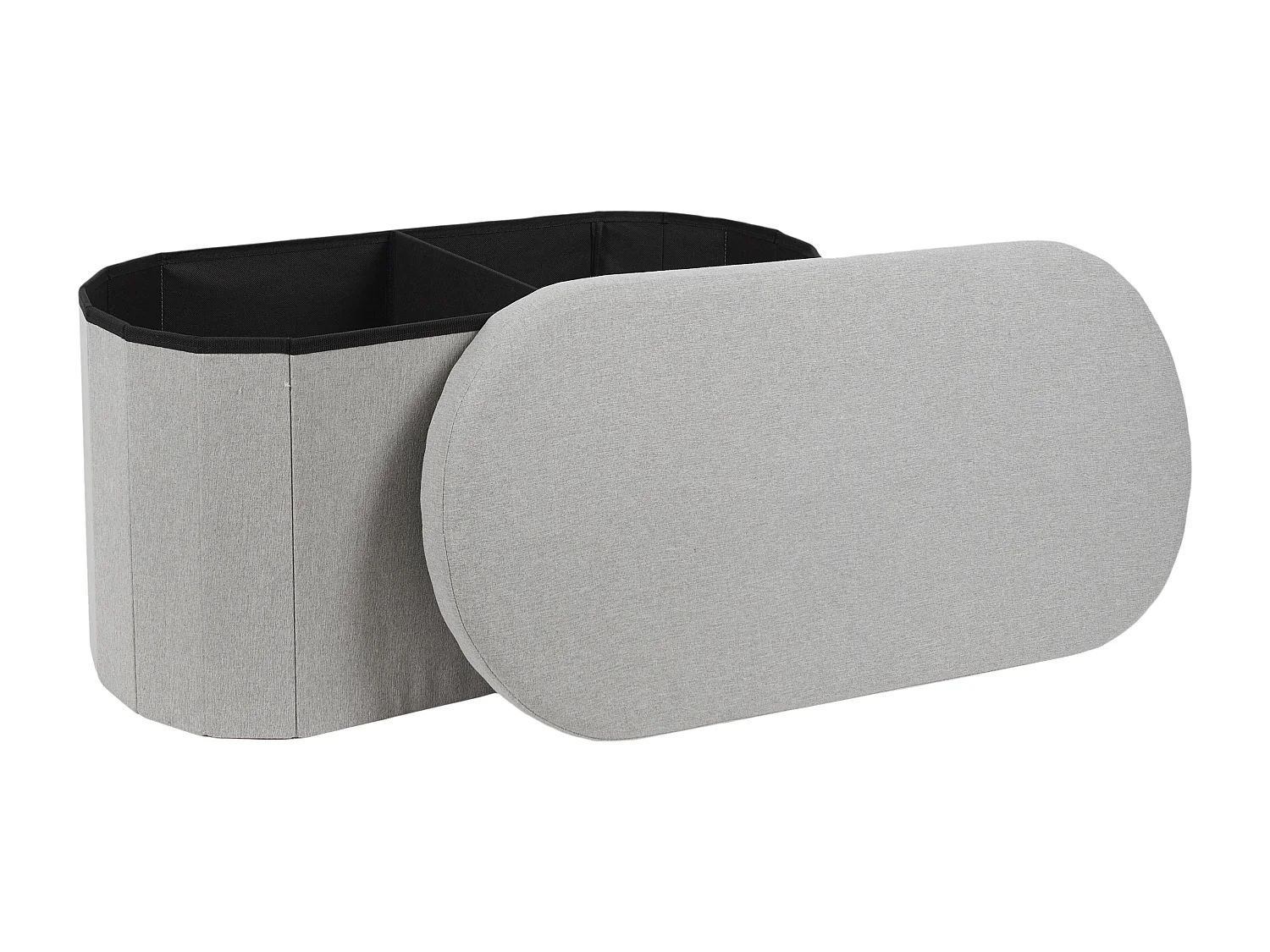 Coffre Banc Pliable Gris Pills Gris