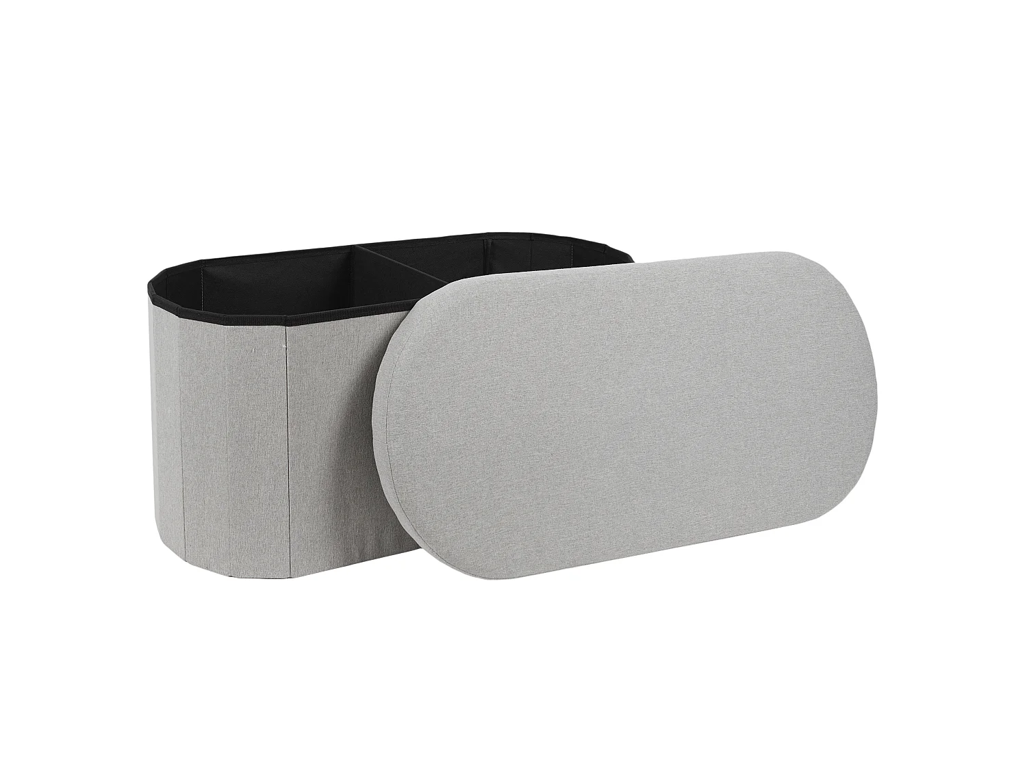 Coffre Banc Pliable - HOME DECO FACTORY - Gris