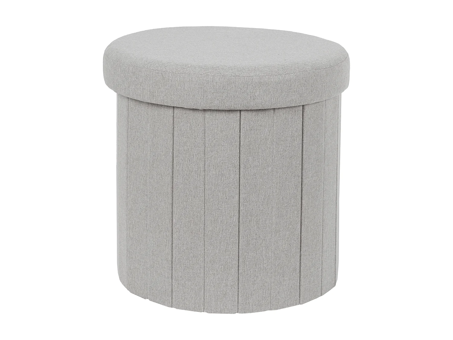 Coffre Pouf Pliable Gris Pills Gris