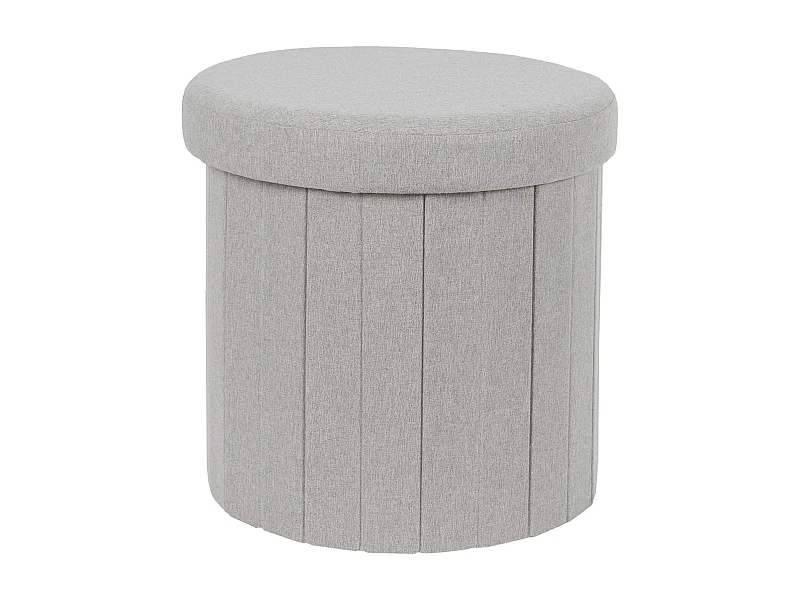 Coffre Pouf Pliable Gris Pills Gris