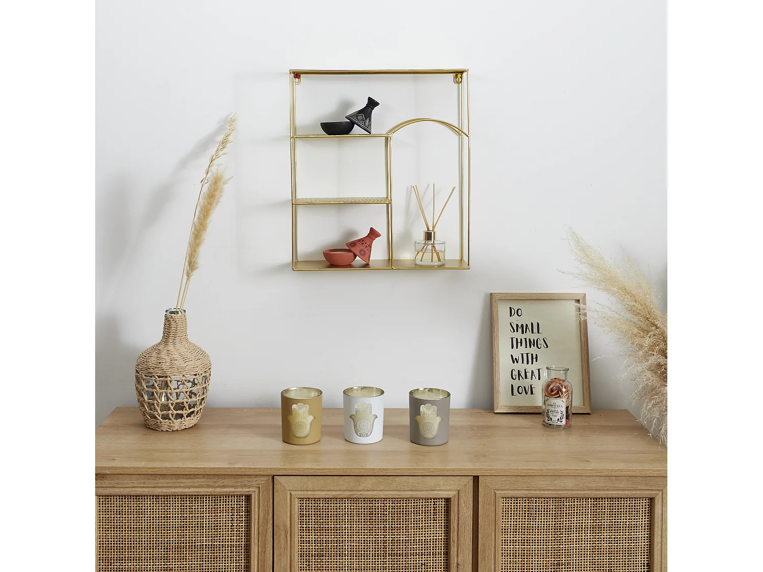 Etagere Deco Martele Alia Jaune