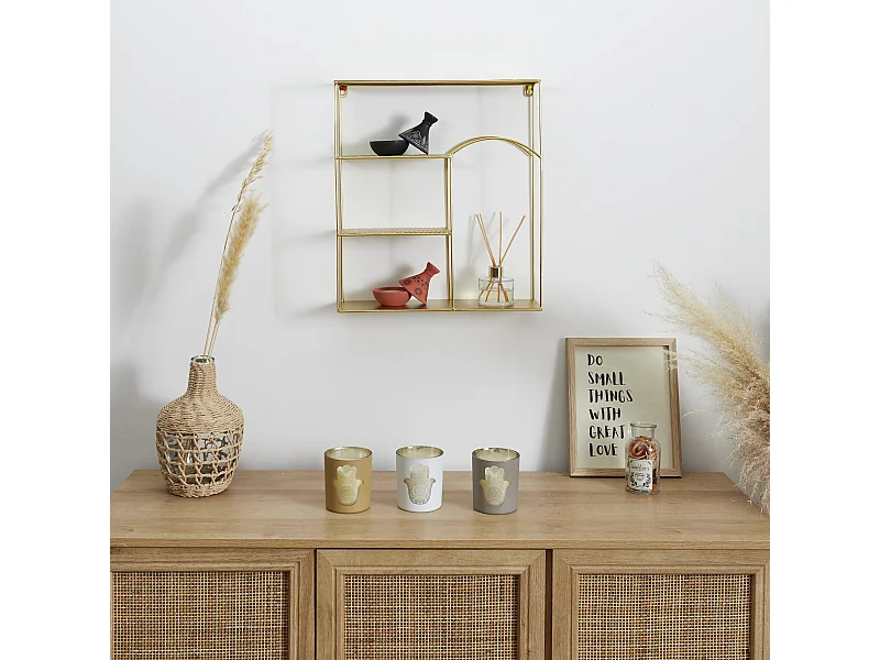 Etagere Deco Martele Alia Jaune