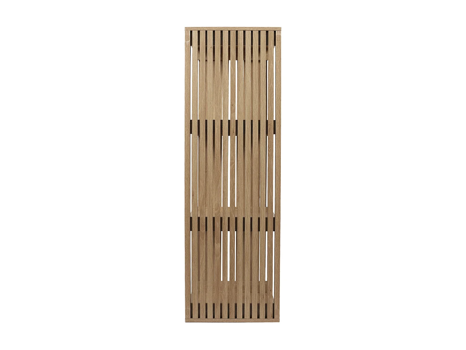 Mueble Modular de Diseño Klaus 3 Compartimentos Marrón 99cm en Madera y Paneles