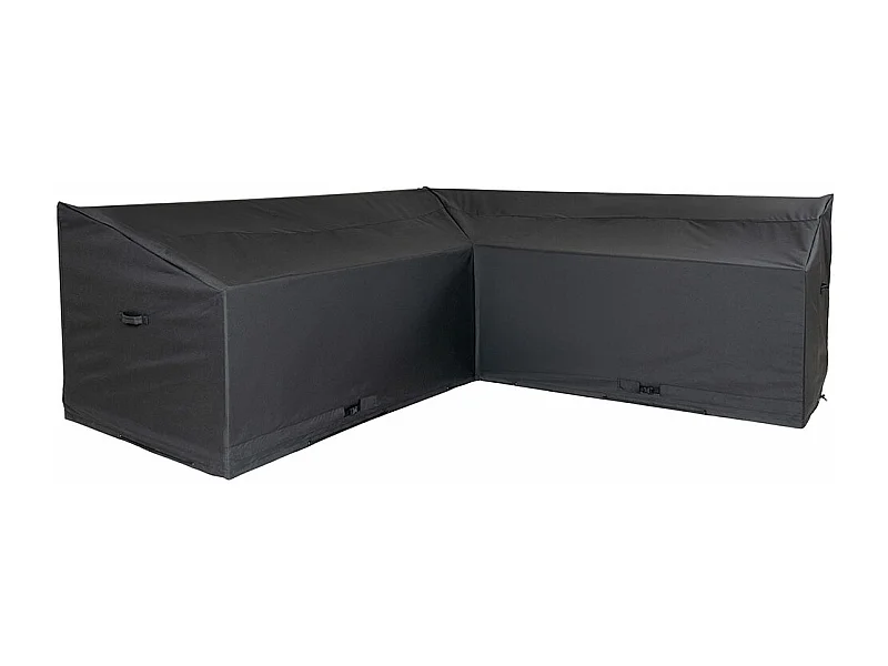 Luksus enrobage meubles de patio noir.