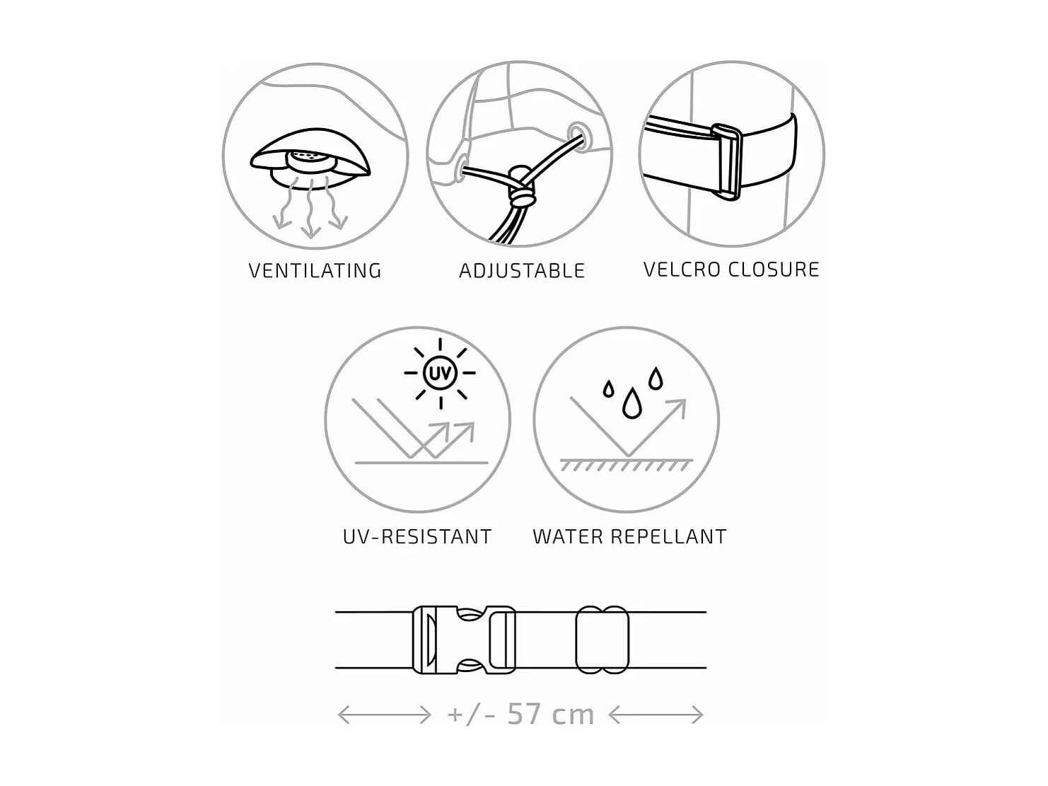 Luksus enrobage meubles de patio noir.