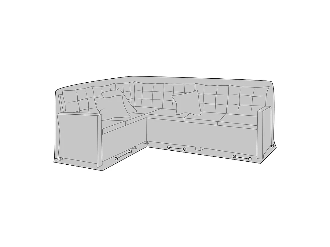 Luksus hoes tuinmeubelen zwart.