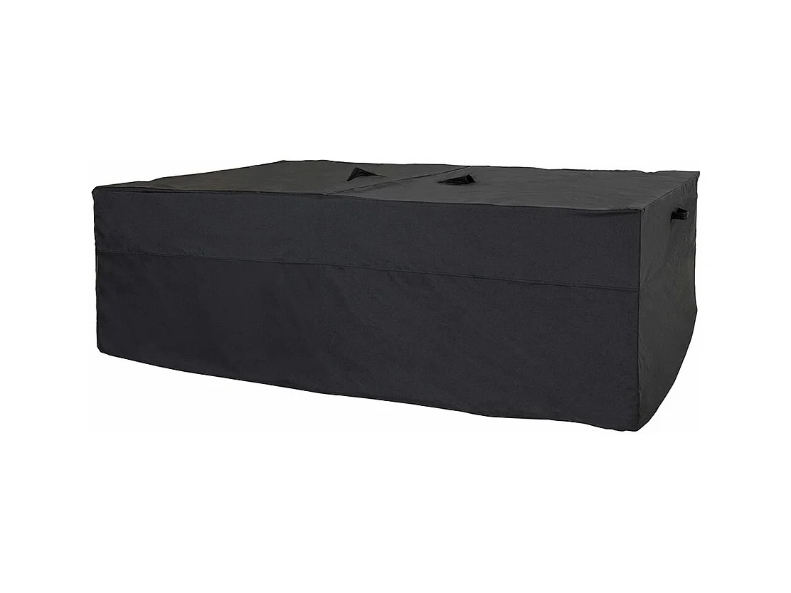 Luksus enrobage meubles de patio noir.