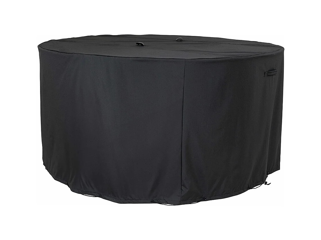 Copertura di lusso per mobili da giardino, colore nero.