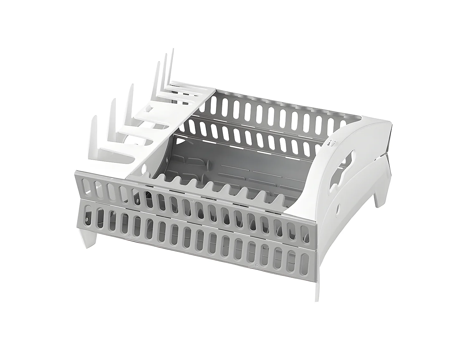 Faltbarer Kunststoff-Abtropfkorb für Camping und Reisen