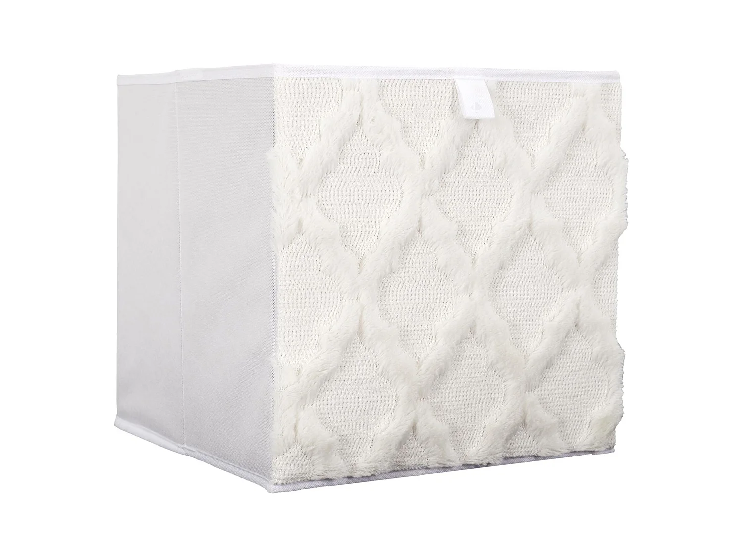 Boîte de Rangement Pliable "Tufté" 30x30cm Beige