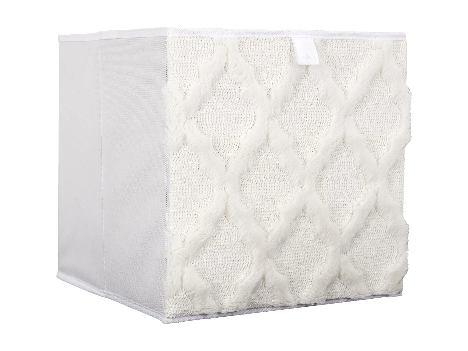 Boîte de Rangement Pliable "Tufté" 30x30cm Beige