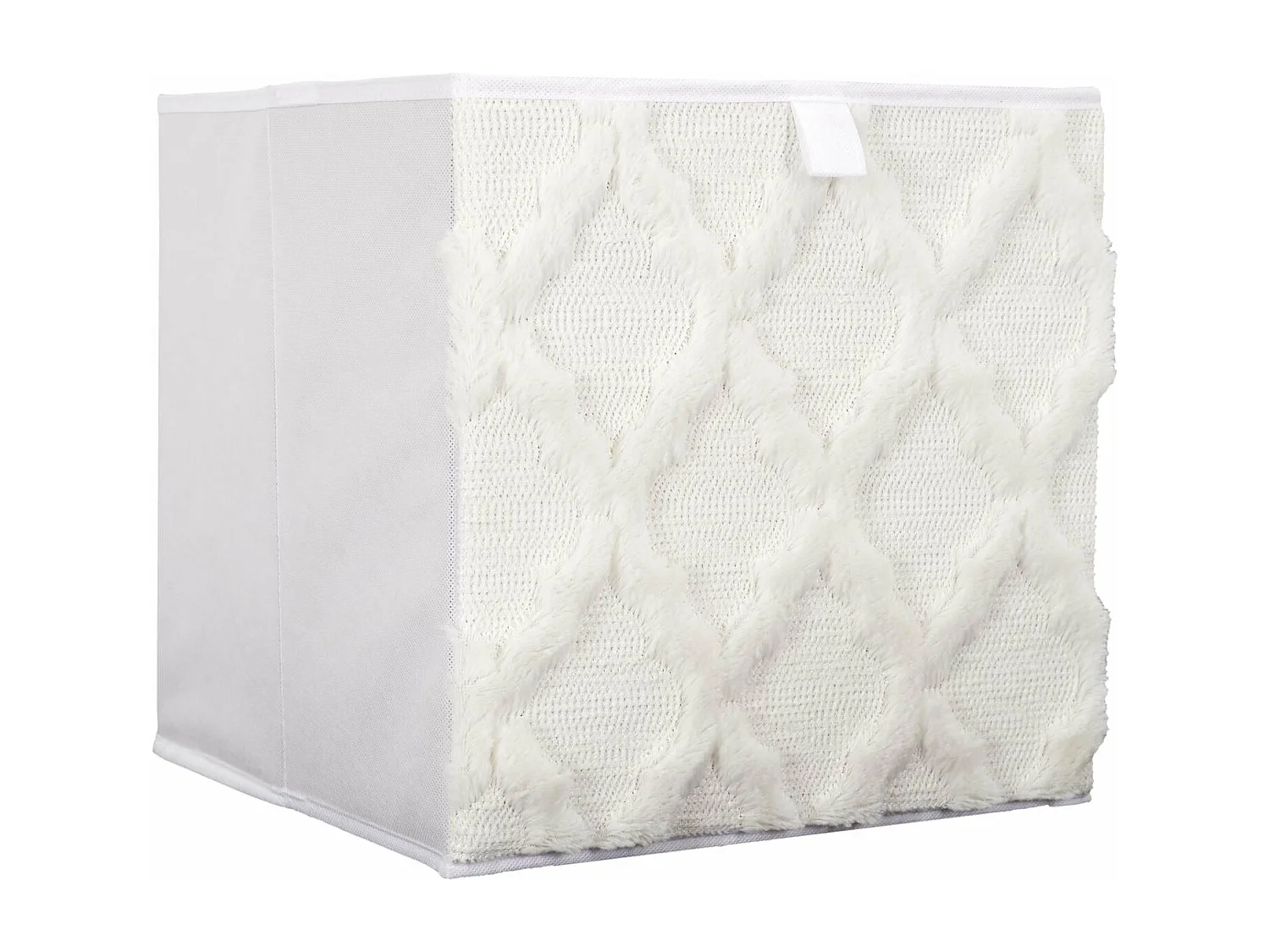 Boîte de Rangement Pliable "Tufté" 30x30cm Beige