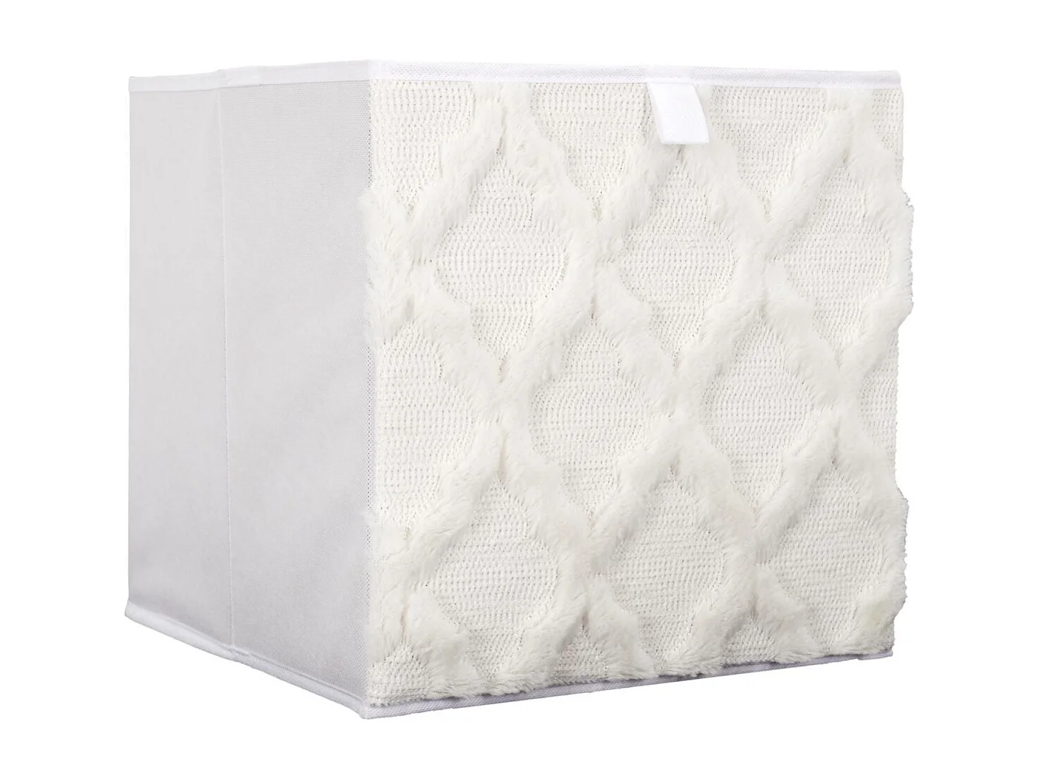 Boîte de Rangement Pliable "Tufté" 30x30cm Beige