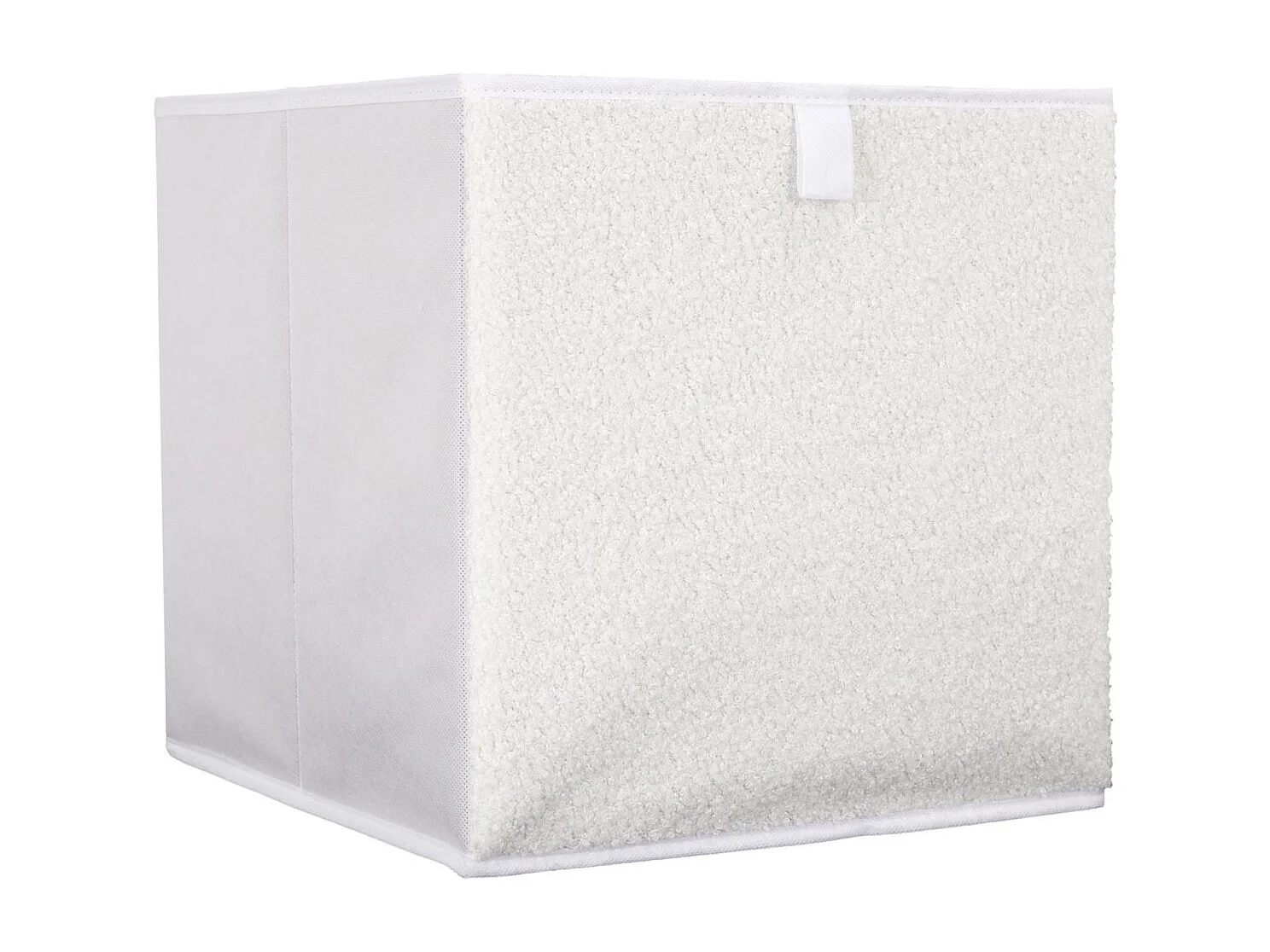 Boîte de Rangement Pliable "Bouclette" 30x30cm Beige