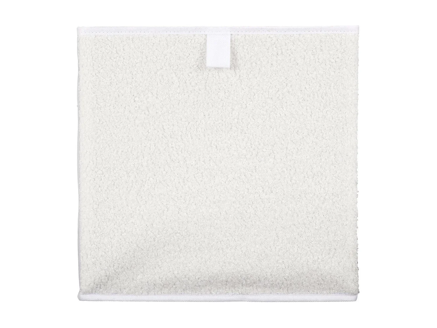 Boîte de Rangement Pliable "Bouclette" 30x30cm Beige