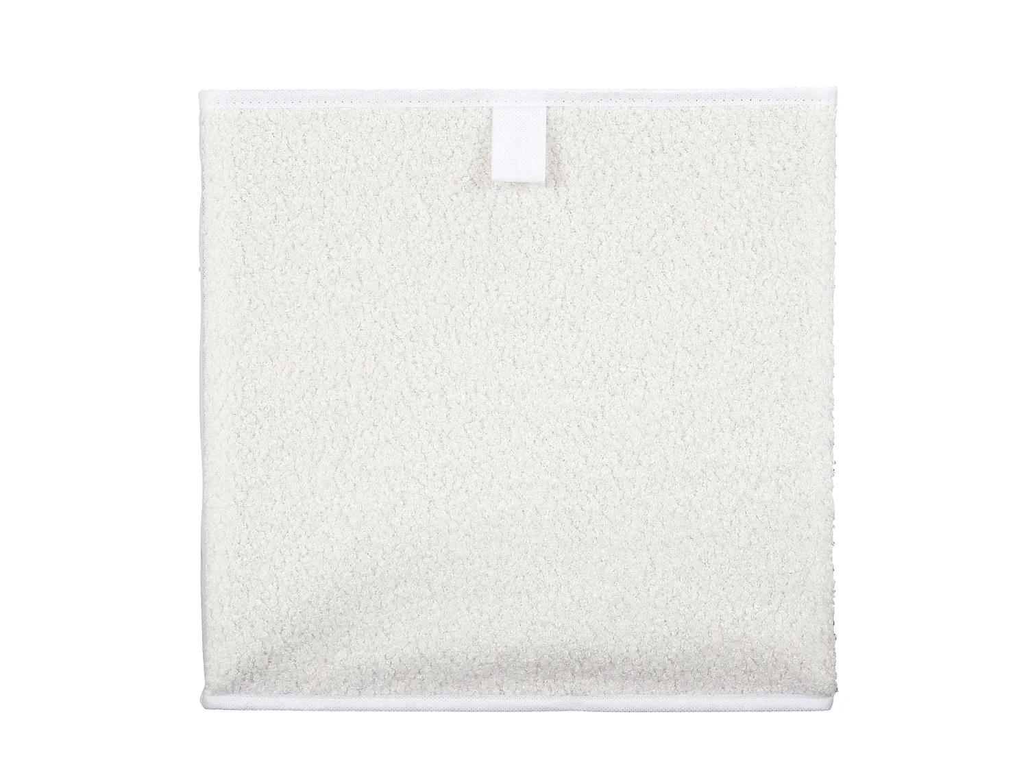 Cube de Rangement Pliable - HOME DECO FACTORY - Beige - Texturé Bouclette