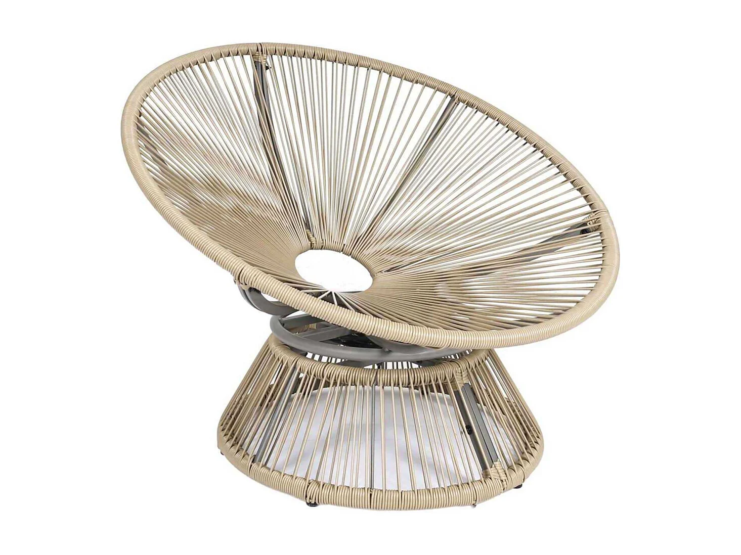 Fauteuil Cancun Filaire Beige