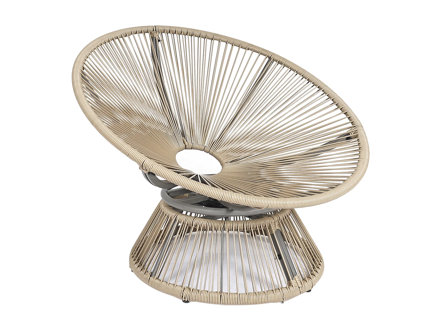 Fauteuil Cancun Filaire Beige