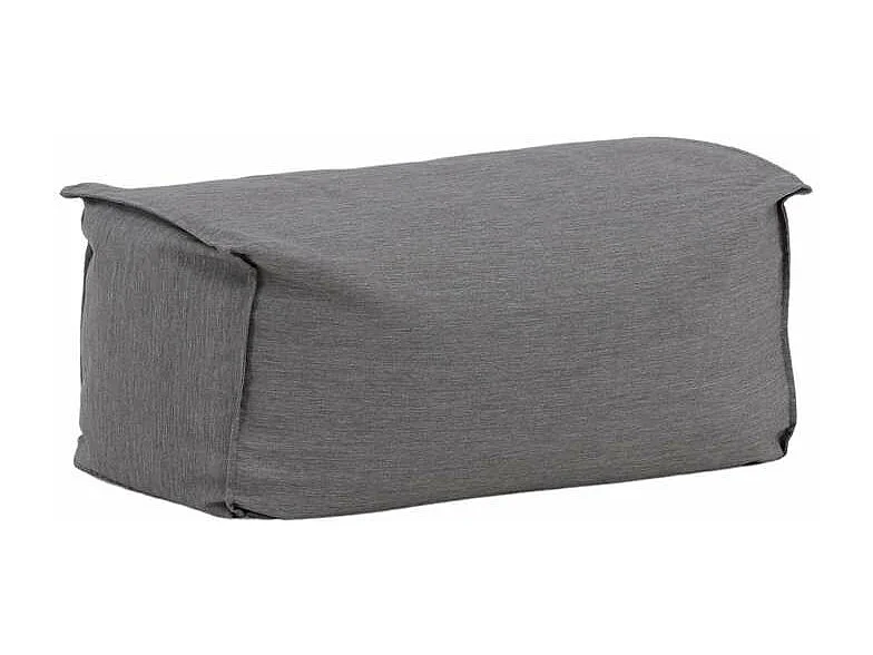 Pouf de Jardin en Tissu "Redang" 75cm Gris Foncé