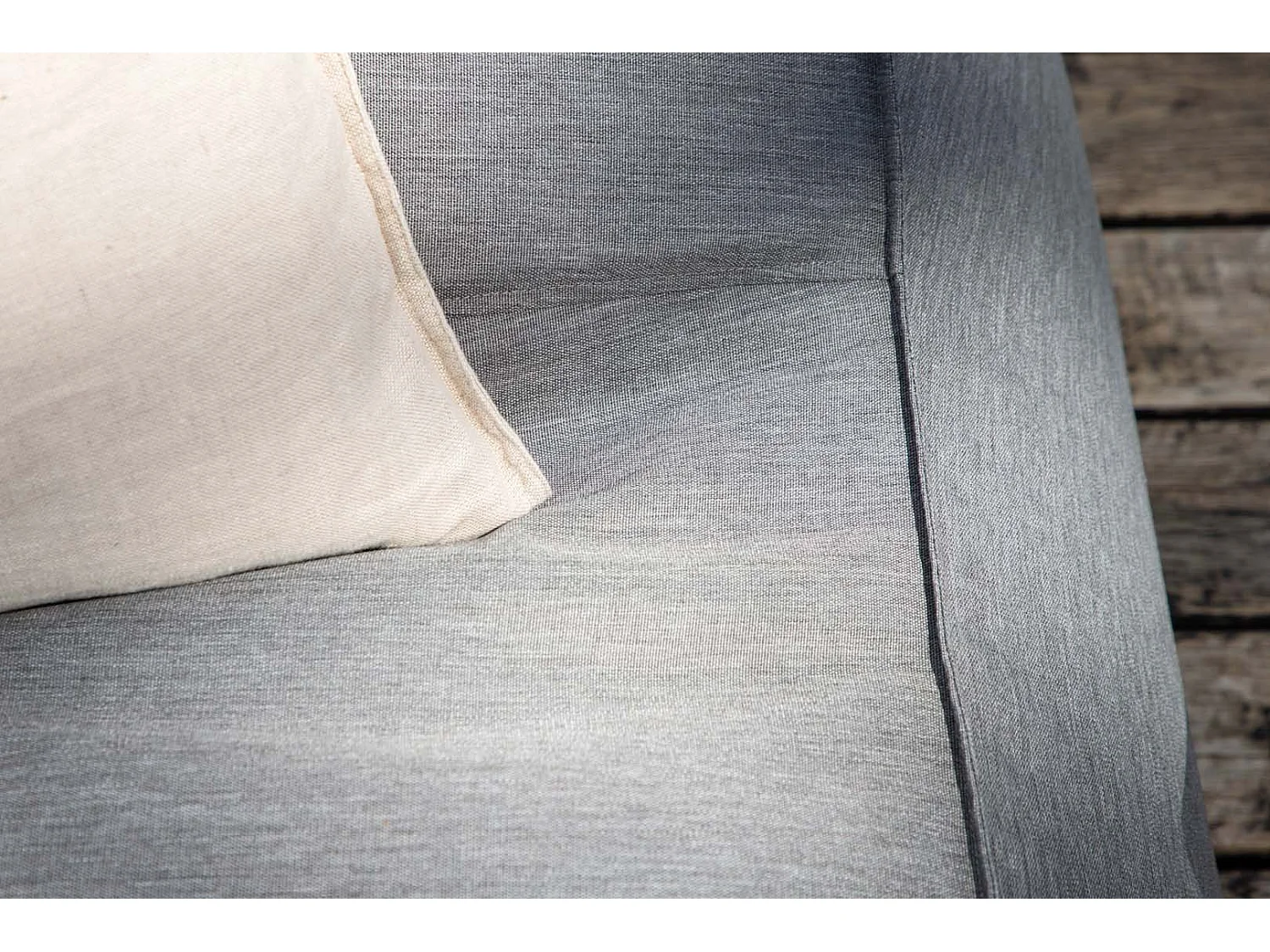 Fauteuil de Jardin en Tissu "Redang" 118cm Gris