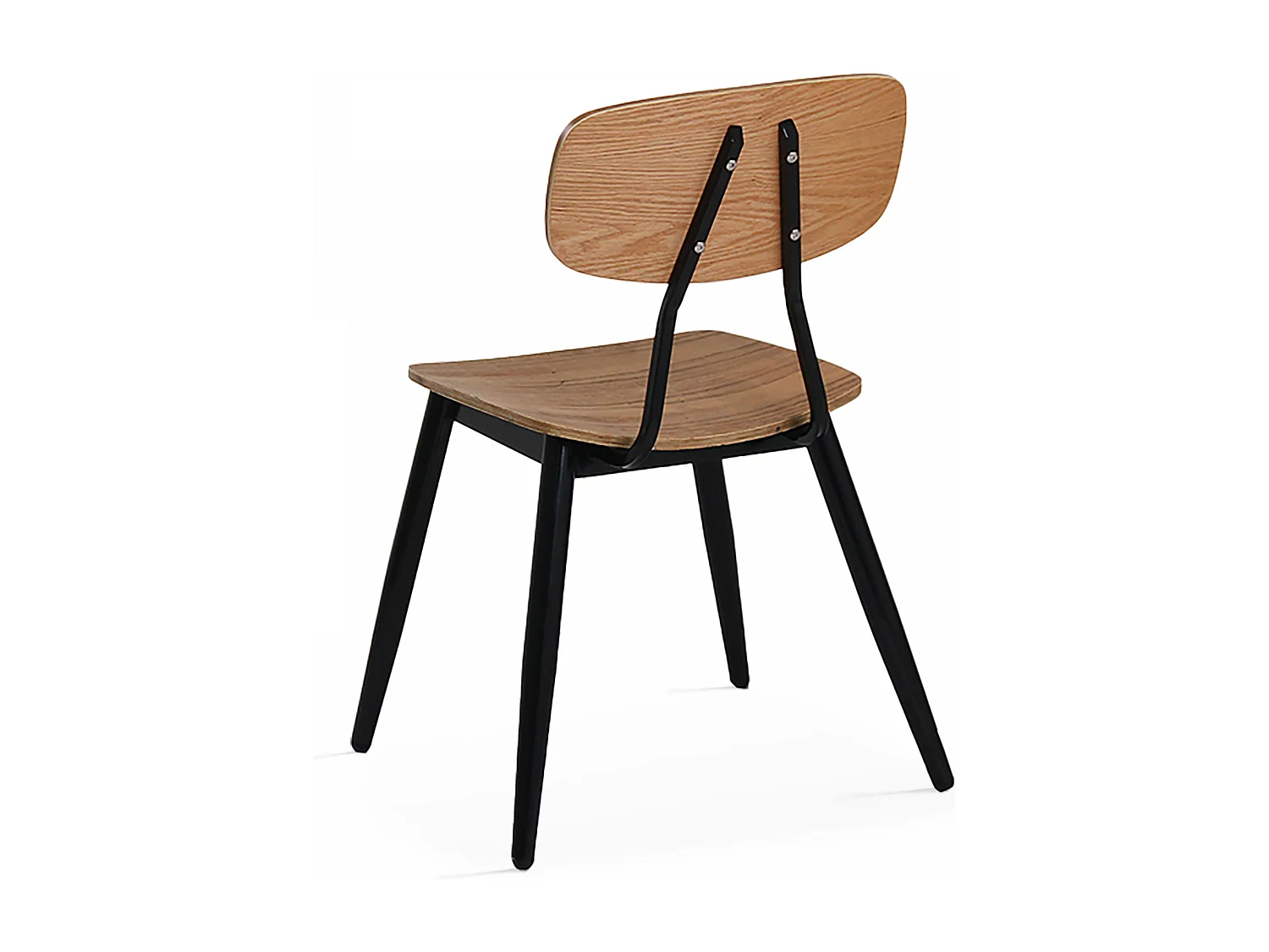 Lot de 2 chaises en bois