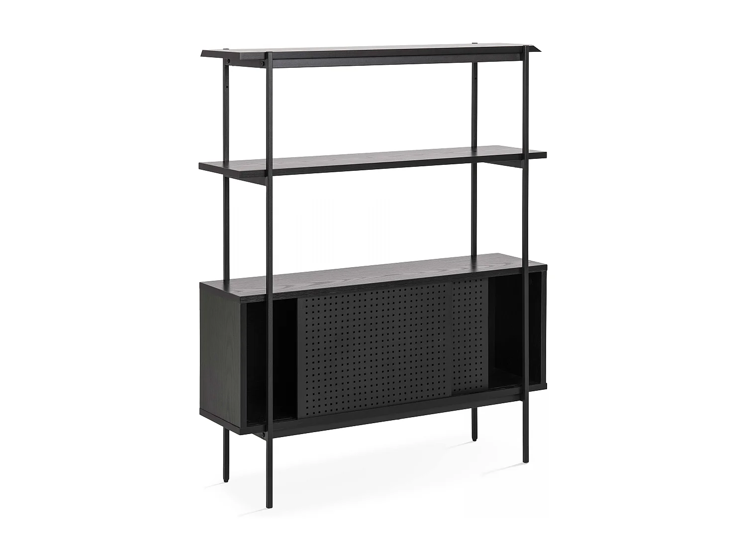 Buffet style industriel noir