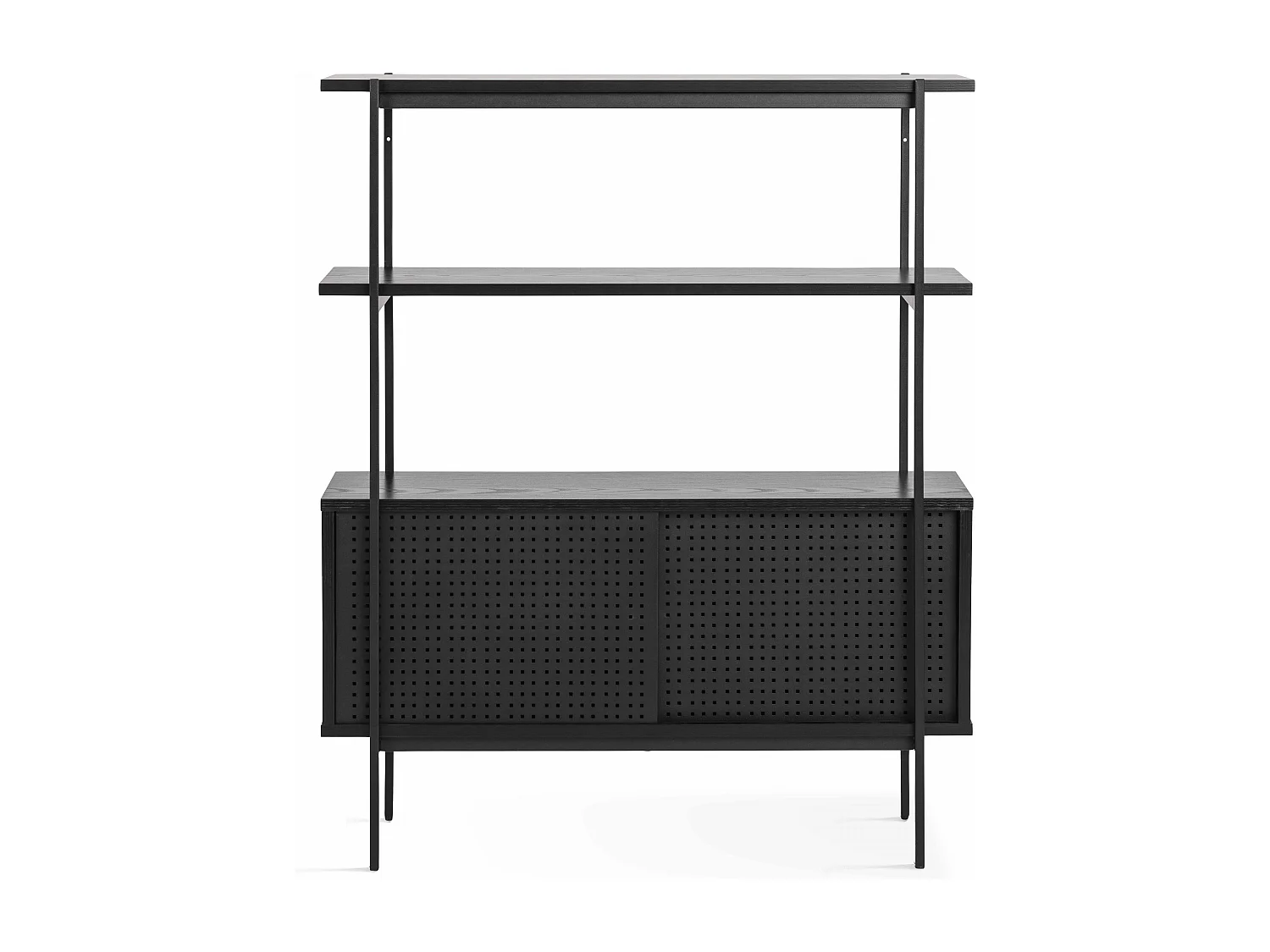 Buffet style industriel noir