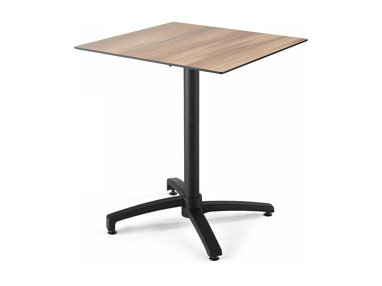 Table de jardin 70 cm inclinable chene foncé