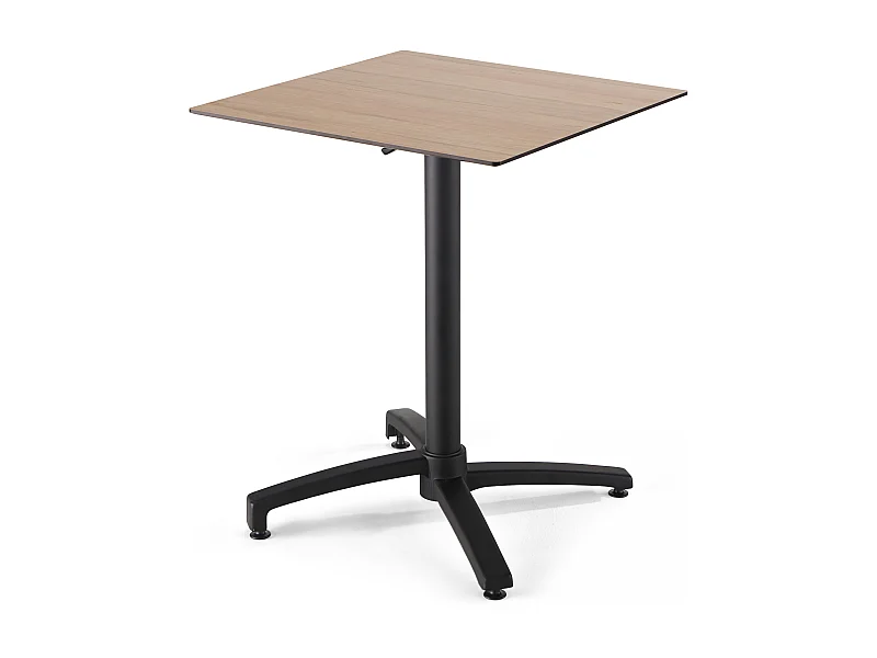 Table de jardin 60 cm inclinable chene clair