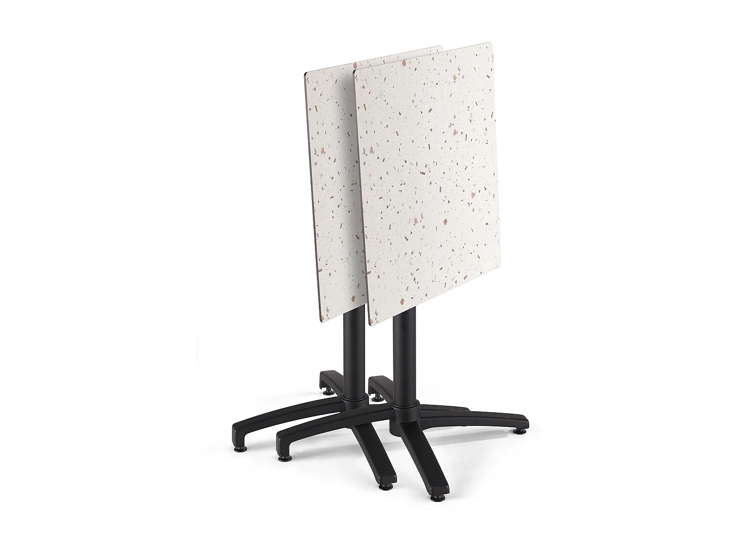 Table de terrasse 60 cm inclinable terrazzo