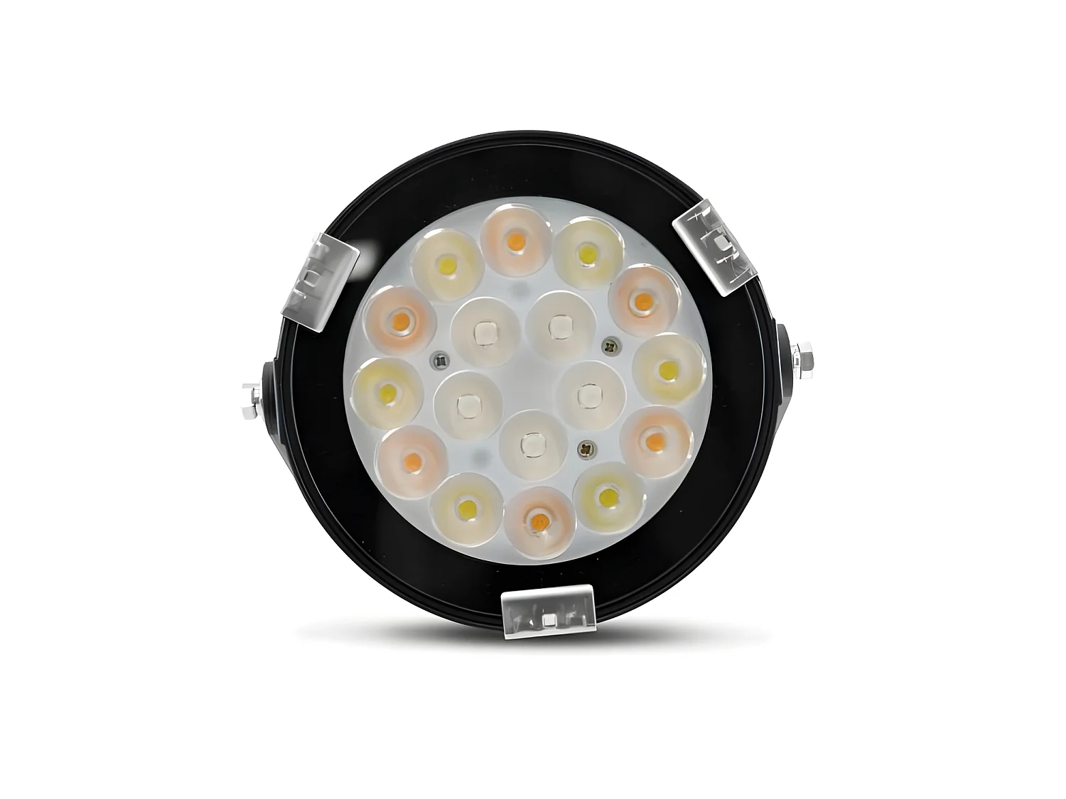 PROJECTEUR EXTERIEUR NOIR 230V 9W RGB  plus  BLANC CCT IP65