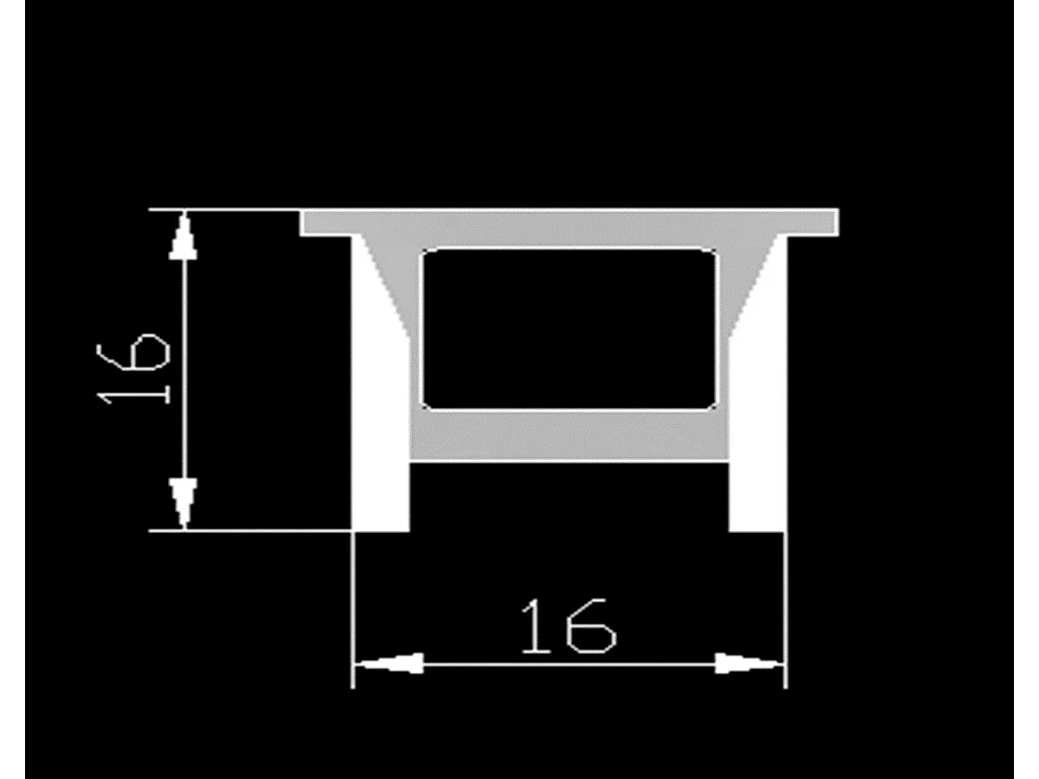 Tube Silicone LED Flex Encastrable jusqu'à 8-12 mm 2 m