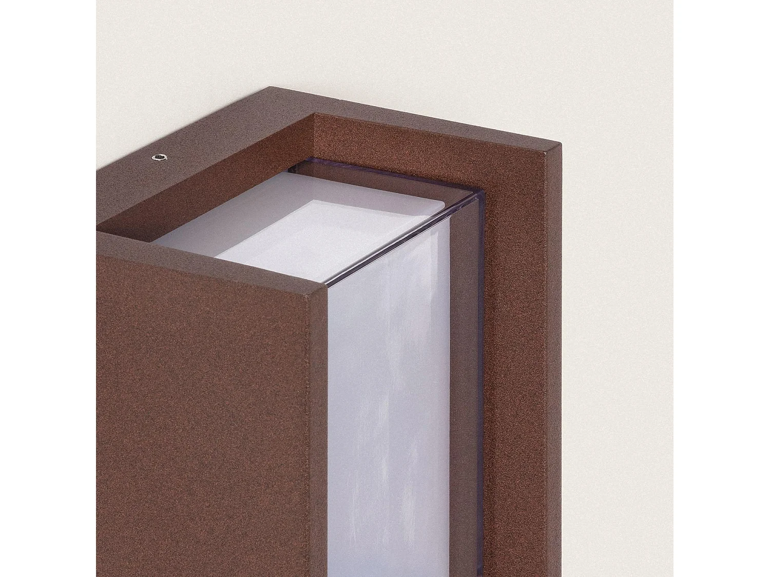 Applique da Parete per Esterni LED 12W Alluminio CCT Selezionabile Diffusore Doppio Lysandra Ossido