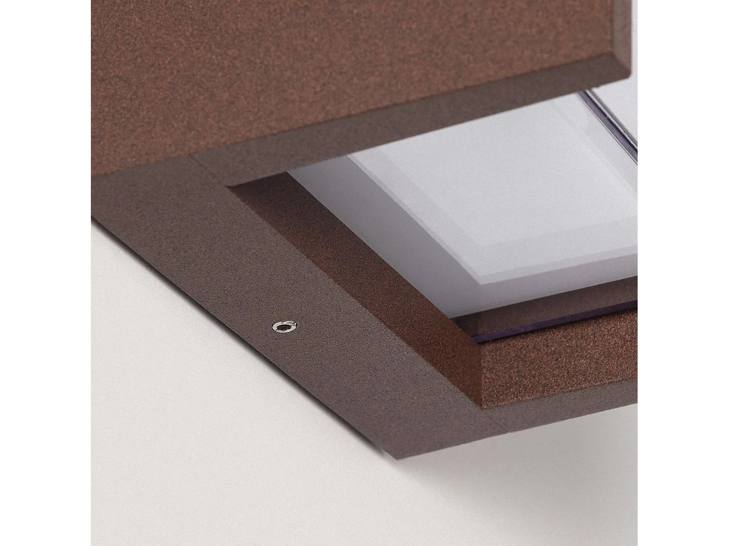 Applique da Parete per Esterni LED 12W Alluminio CCT Selezionabile Diffusore Doppio Lysandra Ossido