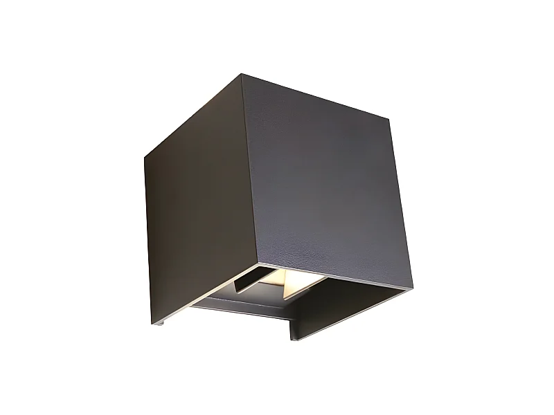 Applique Murale LED Noir 7W 3000°K