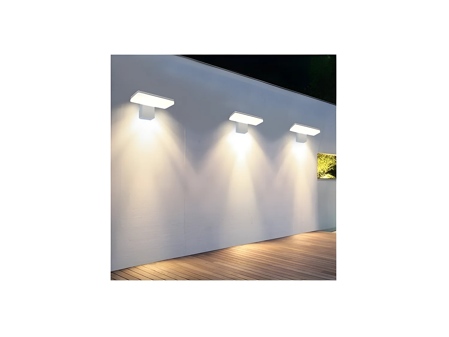 Applique Murale LED 12 Watt 230V 3000°K Blanc IP65