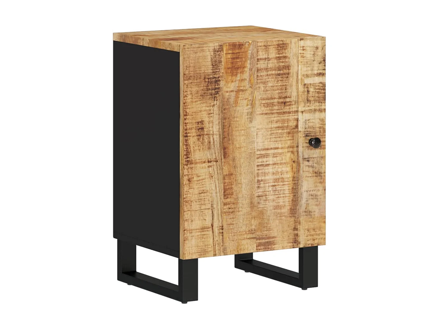 Conjunto de muebles de baño 5 piezas madera maciza de mango