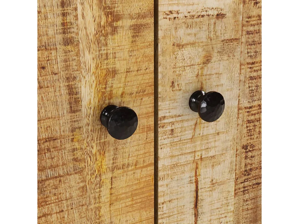 Set Mobili da Bagno 2pz in Legno Massello di Mango