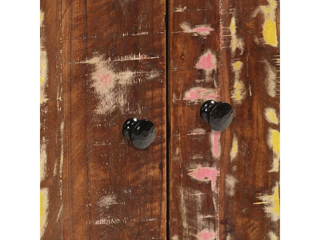 Waschbeckenunterschrank Altholz Massiv und Holzwerkstoff