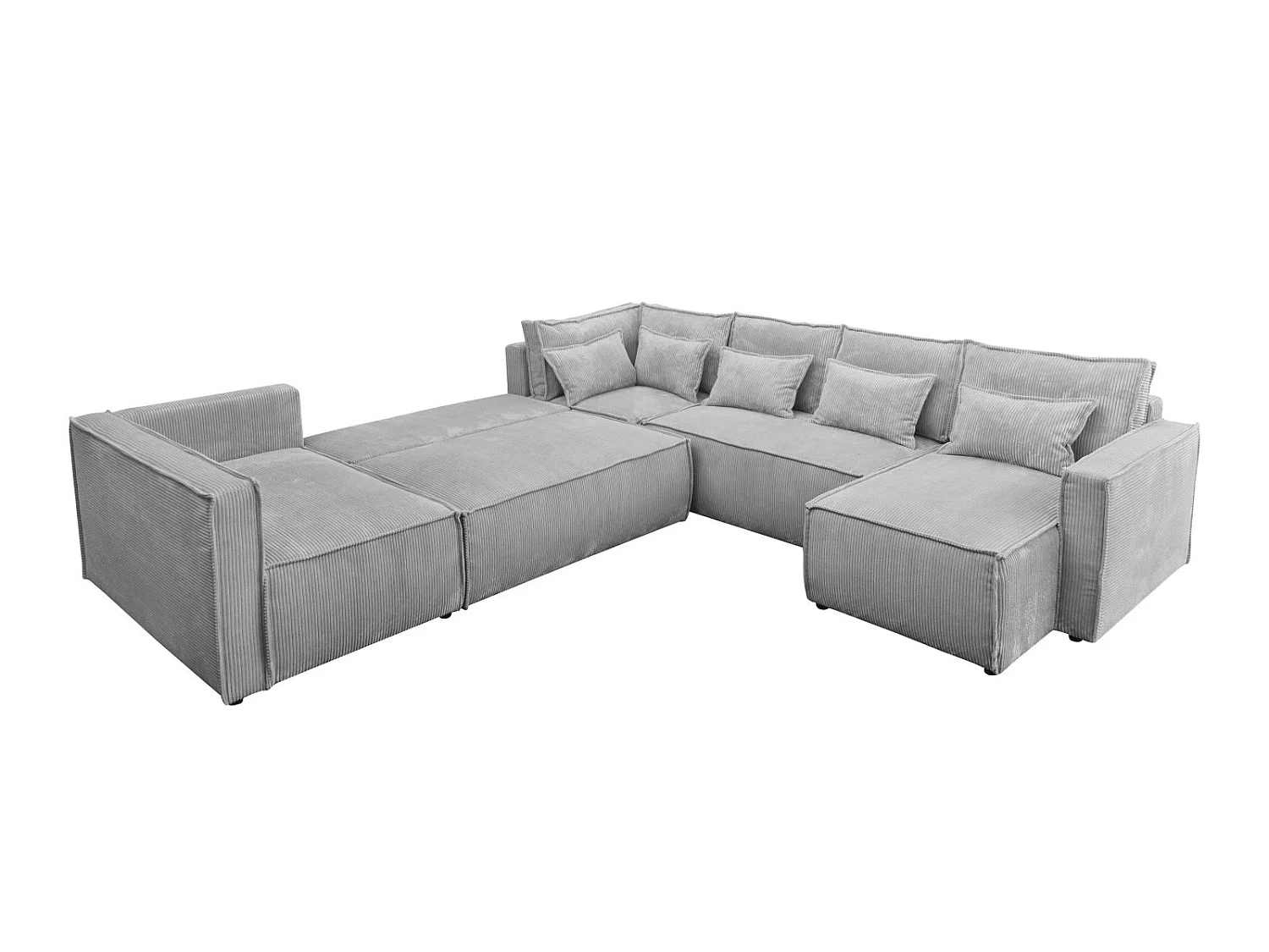 EVA canapé panoramique gris