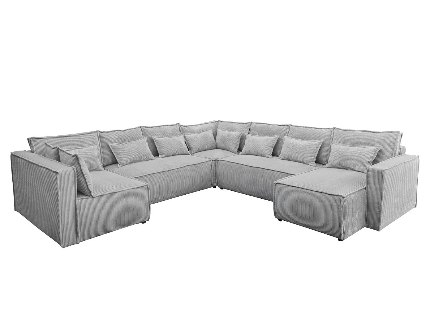 EVA canapé panoramique gris