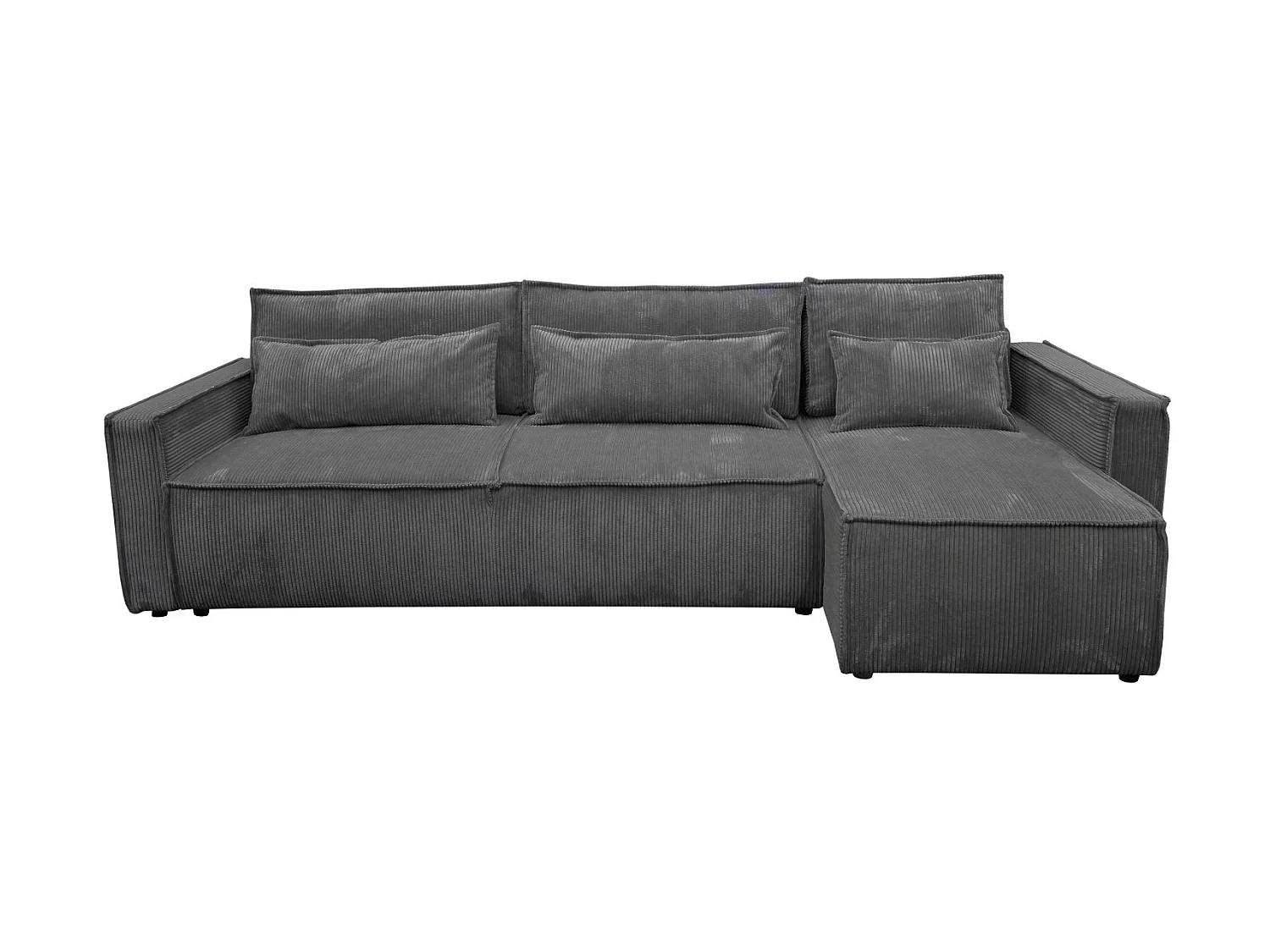 Canapé Eva XL Gris Anthracite Angle Réversible