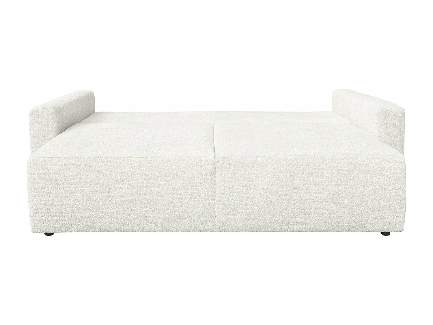 Canapé Bouclette Ania 3 places Blanc