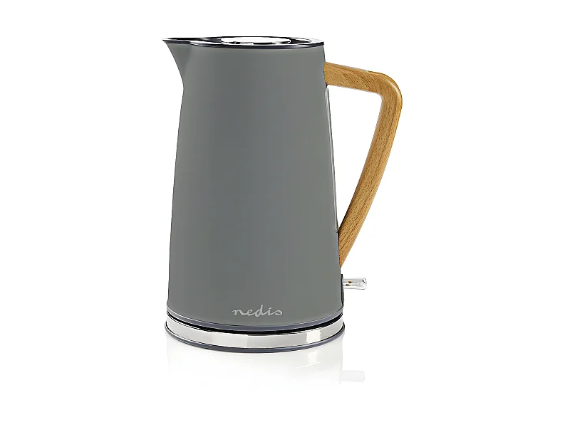 Nedis Bouilloire sans fil 1.7l 2200w gris - KAWK510EGY