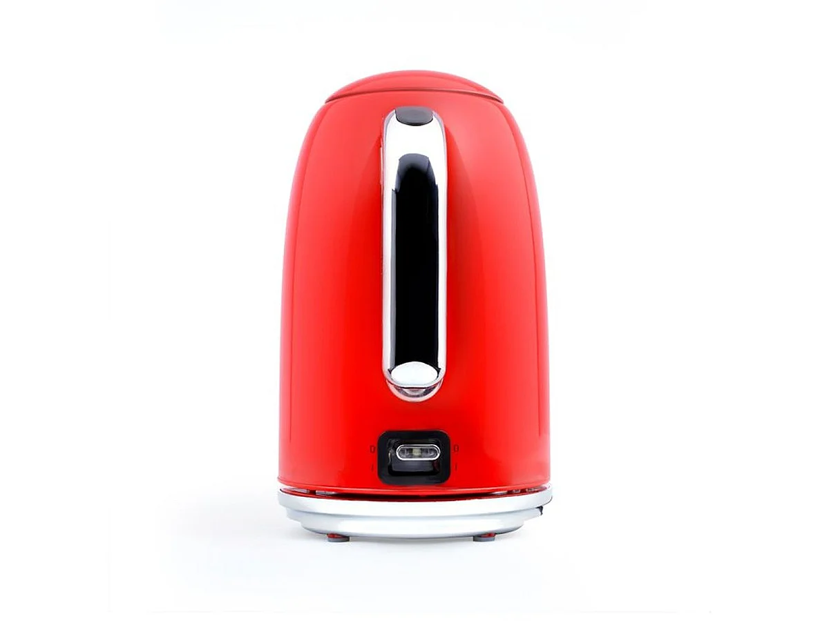 Bouilloire design Rétro rouge 1.7L