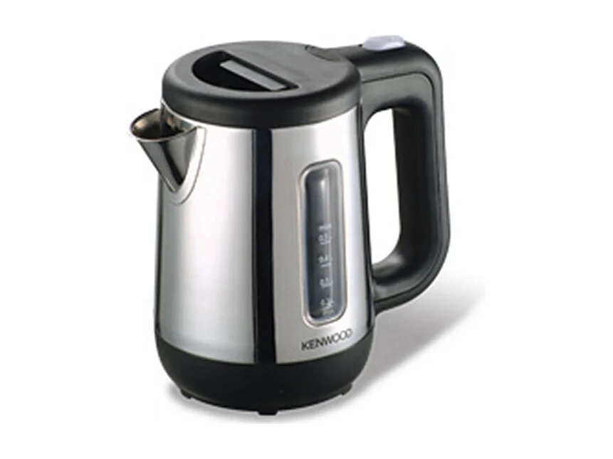 Wasserkocher – kompakt, 0,5 l – satinierter und schwarzer Edelstahl – herausnehmbarer AntiKalkFilter